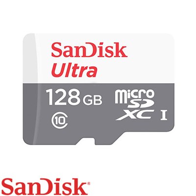 כרטיס זיכרון SanDisk Ultra Ultra Micro SDHC 128GB SDSQUNS-128G 128GB Micro SD סנדיסק