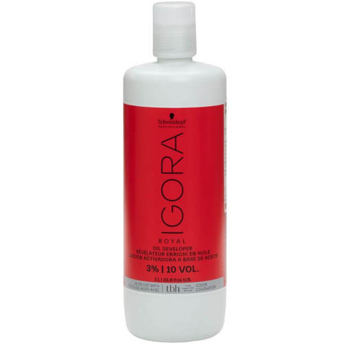 תחליב מפתח מכיל שמן IGORA ROYAL קרם חמצן 3% \ 6% \9% \ 12% שוורצקופף 1000 מ