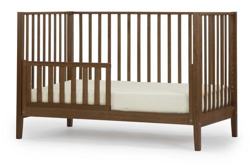 מיטת תינוק הופכת למיטת מעבר ולמיטת ספה דגם להלה - אגוז