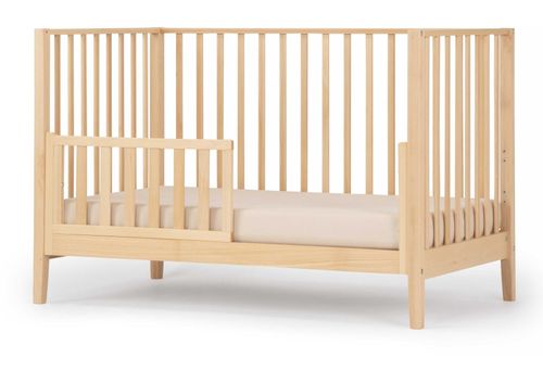 מיטת תינוק הופכת למיטת מעבר ולמיטת ספה דגם להלה - טבעי