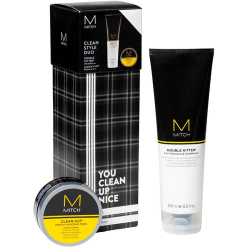 שמפו ומרכך 2 ב-1 + קרם מסדר (חצי מט) PAUL MITCHELL פול מיטשל 250 מ