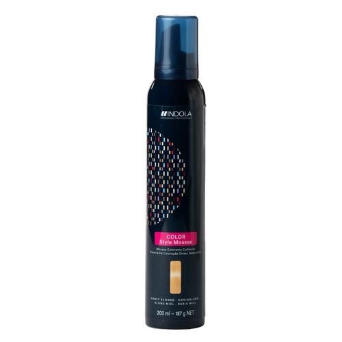 מוס צבע זמני לשיער COLOR STYLE MOUSSE במגוון צבעים אינדולה 200 מ
