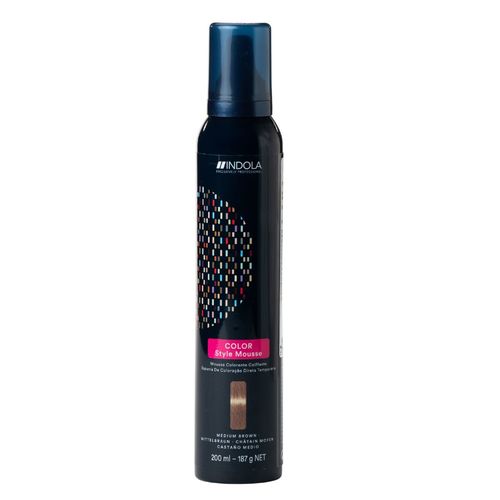 מוס צבע זמני לשיער COLOR STYLE MOUSSE במגוון צבעים אינדולה 200 מ