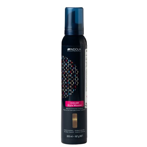 מוס צבע זמני לשיער COLOR STYLE MOUSSE במגוון צבעים אינדולה 200 מ