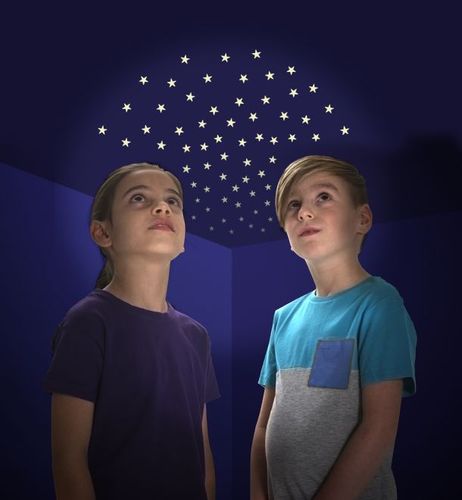 ערכת מדבקות זוהרות בחושך לעיצוב החדר - 60 כוכבים