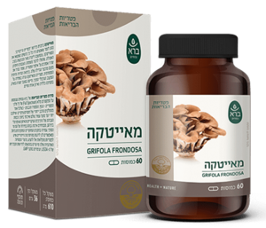 מאייטקה ברא צמחים 60 כמוסות - Bara Grifola Frondosa (Maitake)