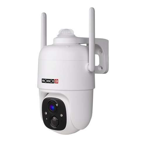 מצלמת אנליטיקה נטענת ProVision Outdoor Analytical IP Battery Camera FHD BCAM PT-07 - צבע לבן