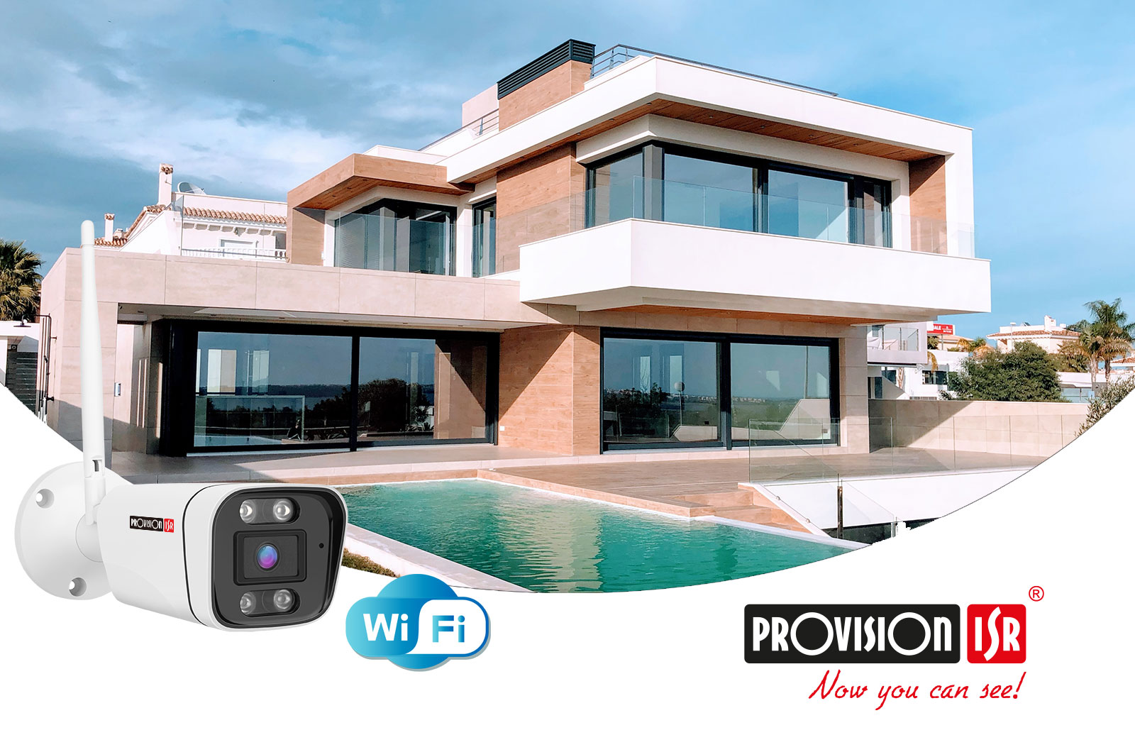 מצלמת IP חיצונית ProVision ISR AI WiFi FHD WP-919 V2