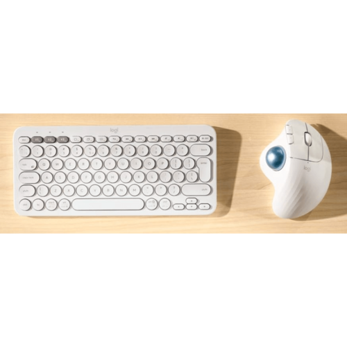 עכבר ‏כדור עקיבה ‏אלחוטי LogiTech Ergo M575 לוגיטק - צבע לבן