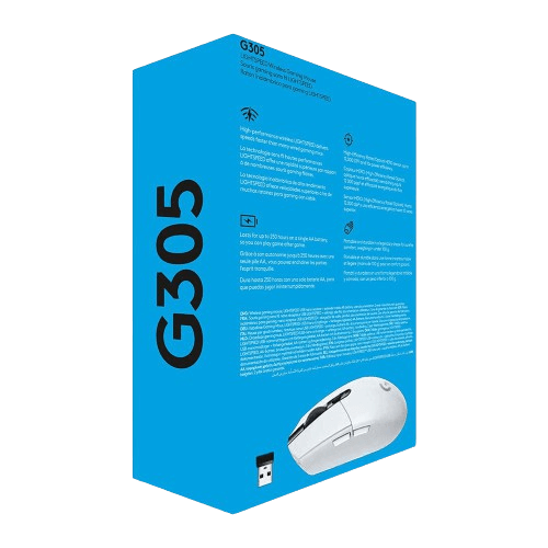 עכבר גיימרים אלחוטי Logitech G305 Lightspeed לבן