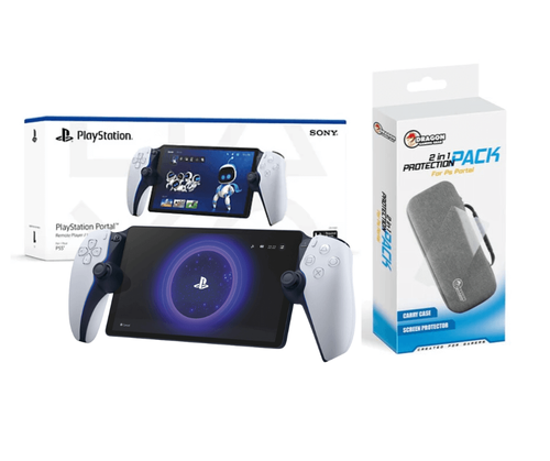 קונסולת משחקים ניידת PlayStation Portal‎ + חבילת הגנה