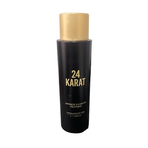 החלקת שיער 24 KARAT - החלקה יפנית וקראטין ללא פורמלין 1 ליטר