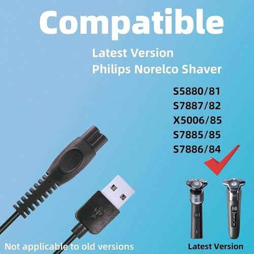 מטען\כבל יוסבי USB למכונת גילוח פיליפס חיבור חדש