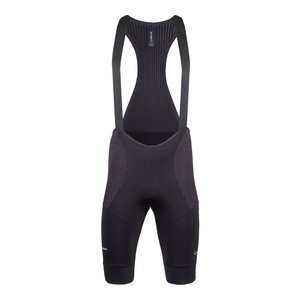 ביב רכיבה לאופניים DYNEEMA BIB SHORT שחור  ארגונומי אולטרא לייט מסנן קרינה ומנדף