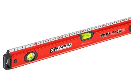 פלס מקצועי משולב סרגל 80 ס"מ 770 KAPRO