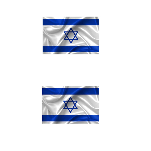 זוג דגלי ישראל מידות 150-220 ס”מ  (מקבלים 2 דגלים)