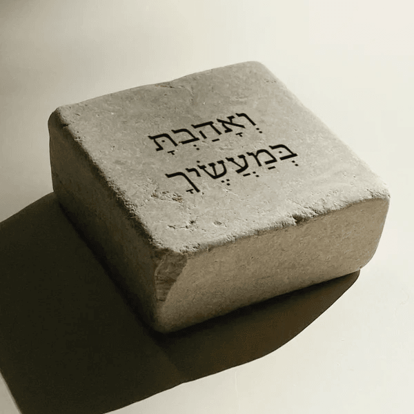 אבן אהוה - וְאָהַבְתָּ בְּמַעֲשֶׂיךָ