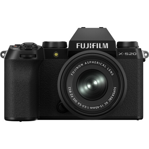 מצלמה ללא מראה Fujifilm X-S20 עם עדשה 15-45mm - יבואן רשמי