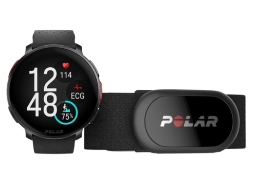 מארז שעון מולטי-ספורט פרימיום ורצועת דופק Polar Vantage V3+H10