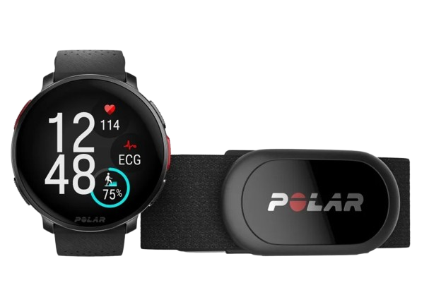 מארז שעון מולטי-ספורט פרימיום ורצועת דופק Polar Vantage V3+H10