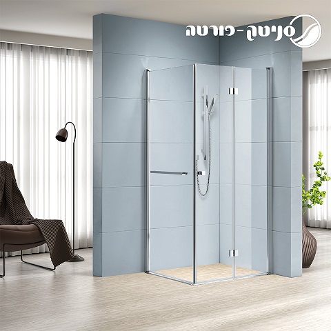מקלחון פינתי דגם פורטה מידה 68 עד 92 סמ