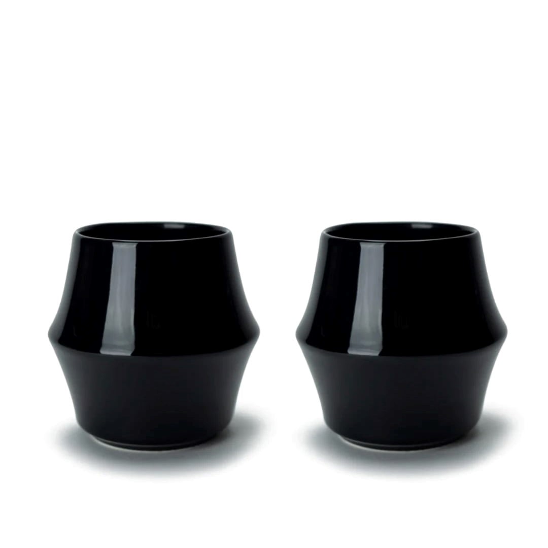 זוג כוסות קרוב אספרסו מפורצלן Kruve Cascade Espresso