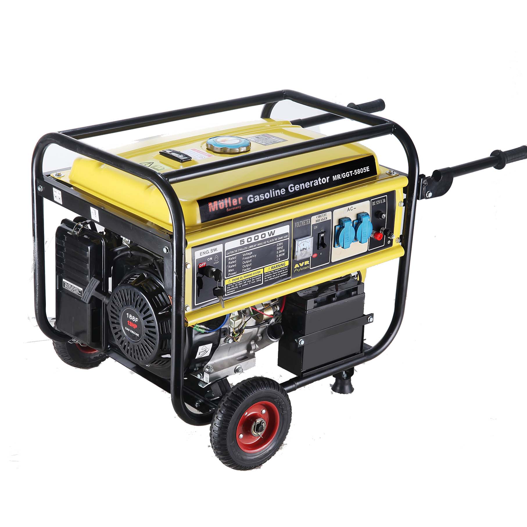 גנרטור בנזין 5000W חד פאזי