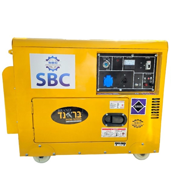 גנרטור דיזל מושתק 8000KVA חד פאזי