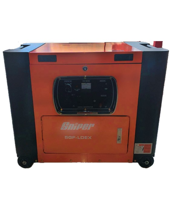 גנרטור דיזל מושתק 6KVA חד פאזי