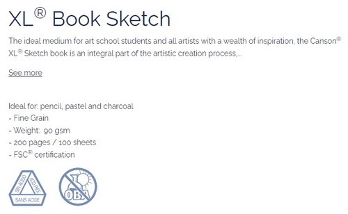 ספר ציור ורישום A4 , עם ספירלה בצד (90 גרם) XL SKETCH BOOK