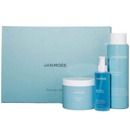 מארז RESTORATIVE Standard שמפו מסכה וסרום לשיער JAN MORE