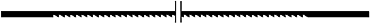 להב למסור נימה גס (12 יח) מק