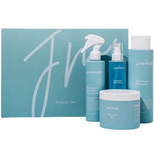 מארז RESTORATIVE Premium שמפו, מסכה, סרום ומסכה ללא שטיפה JAN MORE