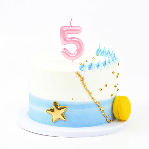 נר מספר ורוד מבריק , ספרה 5