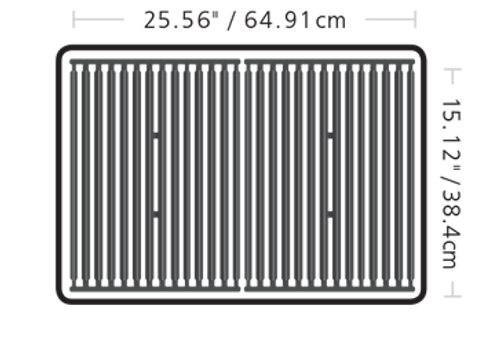 גריל גז ברויל קינג מדפי צד מתקפלים Signet 320