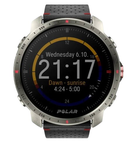 שעון ריצה מתקדם Polar Grit X Pro Titanium