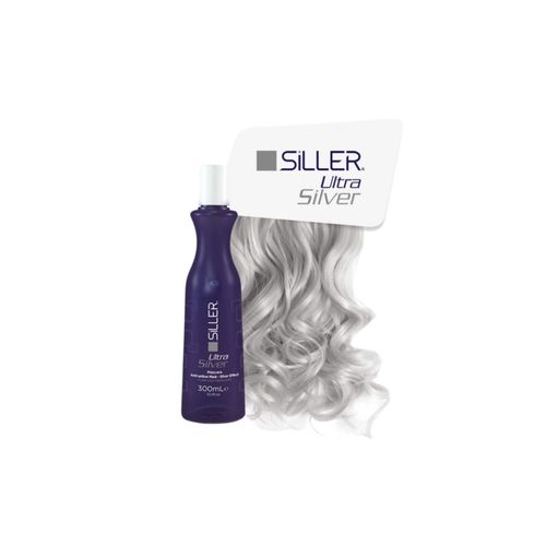 מסיכת SILLER ULTRA לשיער בלונדיני: סילבר, פלטינום וסנו וייט ביוקס 300 מ