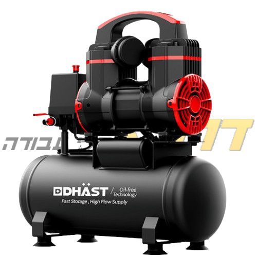 קומפרסור שקט 8 ליטר חד פאזי 900w 2 ראשים דגם 22-2-900F8 פרוקסן Proxen 