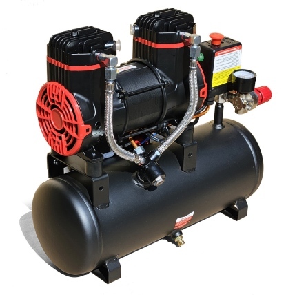קומפרסור שקט 8 ליטר חד פאזי 900w 2 ראשים דגם 22-2-900F8 פרוקסן Proxen 