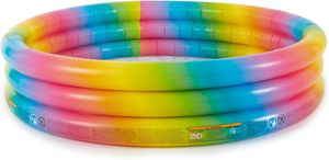 בריכה צבעונית מתנפחת 3 טבעות לפעוטות קוטר 168 ס"מ דגם 58449
