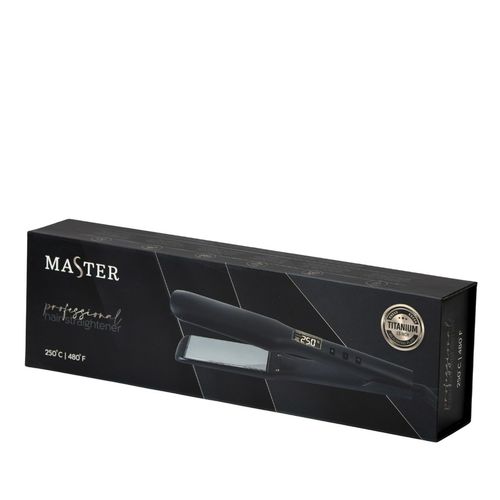 מחליק טיטניום מקצועי לשיער MASTER Headway עד 250 מעלות