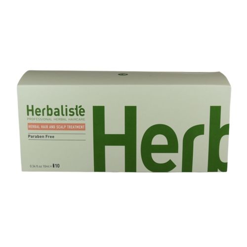 מארז אמפולות טיפול צמחי לקרקפת ולשיער בריא HERBALISTE הרבליסטה 10 יח'*10 מ