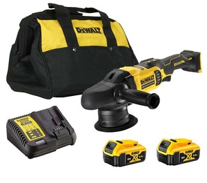מלטשת פחחים "5 18V דגם DCM848P2 כולל 2 סוללות 5AH מבית DEWALT