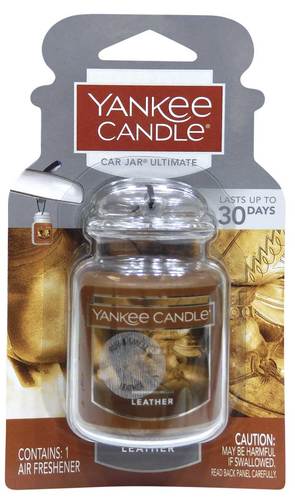 YANKEE CANDLE ULTIMATE CAR JAR (GEL) | Leather
