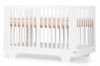 מיטת תינוק משולבת עריסה ומיטת מעבר 8 ב 1 דגם ספיריט - לבן