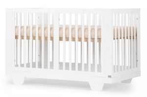 מיטת תינוק משולבת עריסה ומיטת מעבר 8 ב 1 דגם ספיריט - לבן