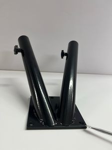 סטנד קיר דו קני מרותך לדגל 