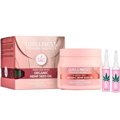 מסכה לשיער דק ופגום WELLNESS וולנס 500 מ