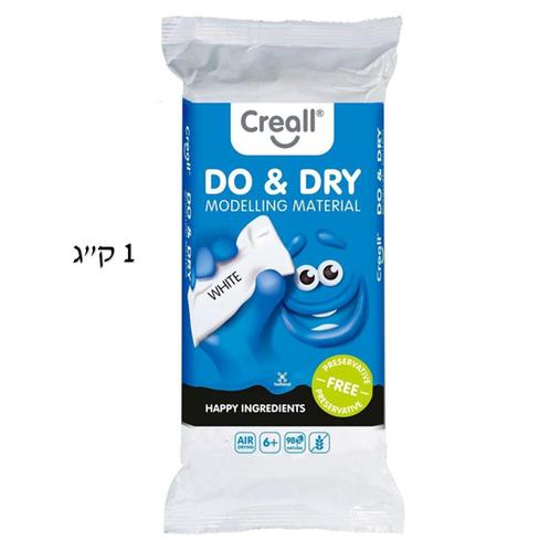 חימר דו אנד דריי לבן ק