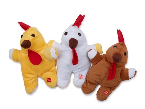 בובת כפפה לתאטרון בובות ולמשחקי דמיון - תרנגול (מגוון צבעים)